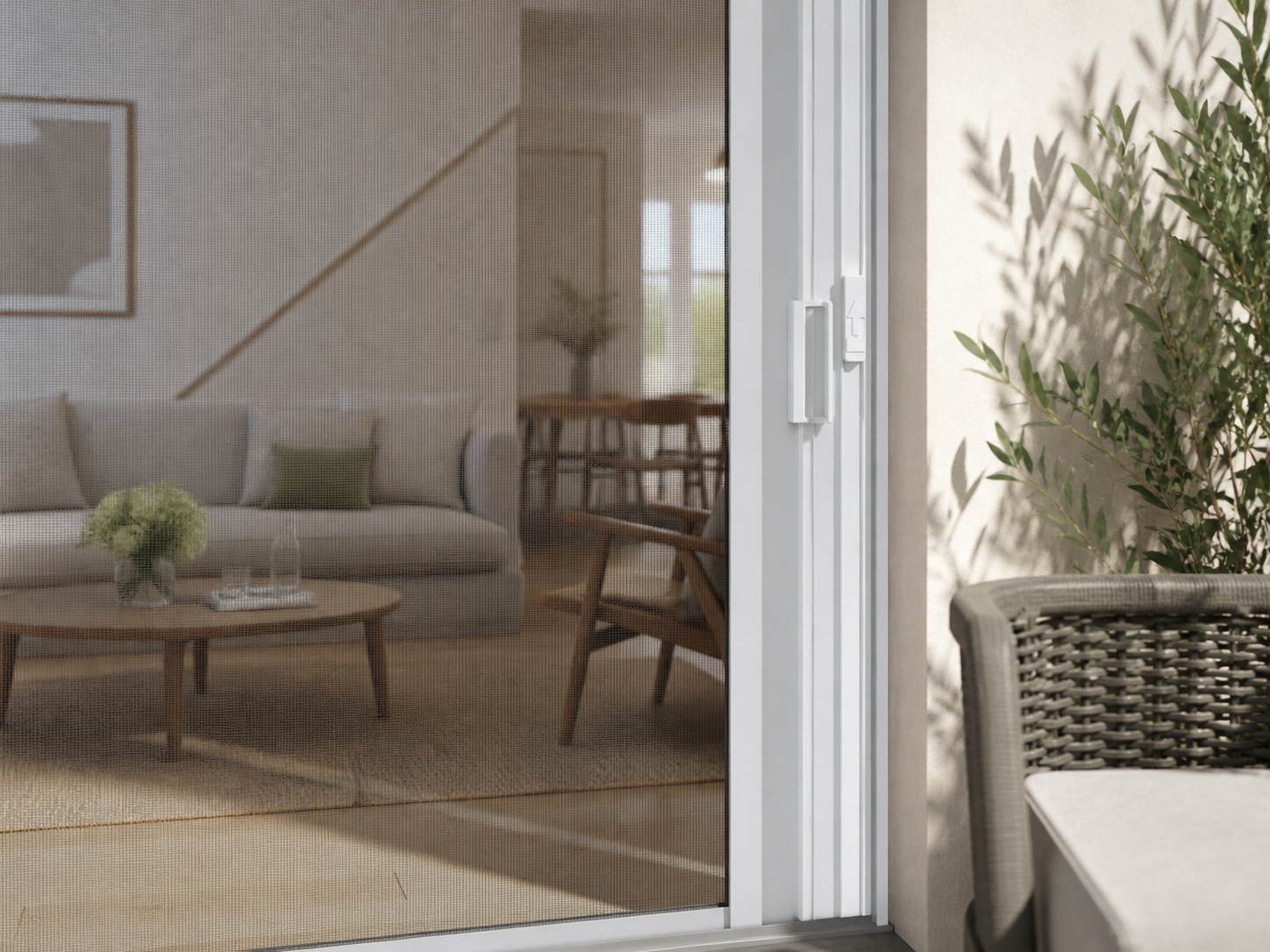 Mosquitera plisada automática
